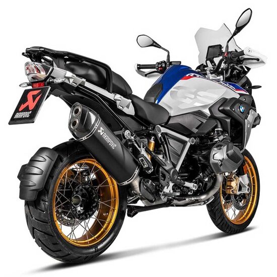 BMW R1250 GS e GSA ESCAPE AKRAPOVIC SLIP ON TITÂNIO PRETO 